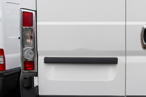 Fiat Ducato 2006-2025 Chrom Heckleuchten Abdeckungen gerade (2006-2014, 2 Stk, Edelstahl) Foto 1