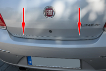 Fiat Linea 2006-2018 Kofferraumleiste Edelstahl Foto 1