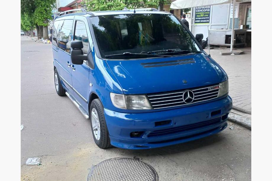 Mercedes Vito W638 1996-2003 Untere Stoßstangenlippe Brabos Style (grundiert zum Lackieren) Image