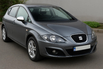 Seat Leon 2005-2012 Chrom Spiegelkappen (2005-2010, 2 Stk., Edelstahl) OmsaLine - ABS Kunststoff Foto 1