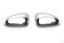 Seat Leon 2005-2012 Chrom Spiegelkappen (2005-2010, 2 Stk., Edelstahl) OmsaLine - ABS Kunststoff Foto 3
