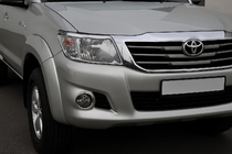 Toyota Hilux 2006-2015 Scheinwerferabdeckungen (2 Stk, Kunststoff) Foto 1