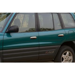 Chrom Türgriffblenden (4 Stk, Kunststoff) Toyota Rav 4 1996-2001 Foto 1