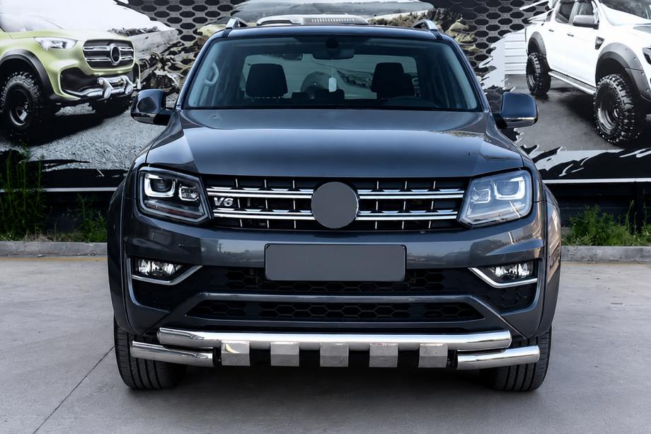 Volkswagen Amarok 2010-2022 Frontschutzbügel F3-08.7 (Edelstahl) Image