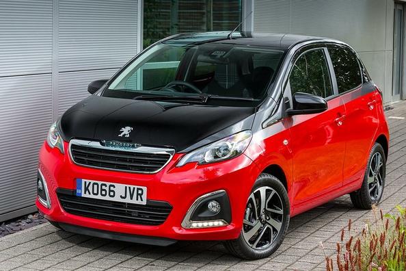 Kompakte Stadt Fließheck Peugeot 108