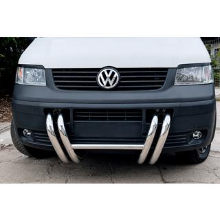 Frontbügel ST006-03 mit Nieren (Edelstahl) Volkswagen T5 Transporter 2003-2010 Foto 3