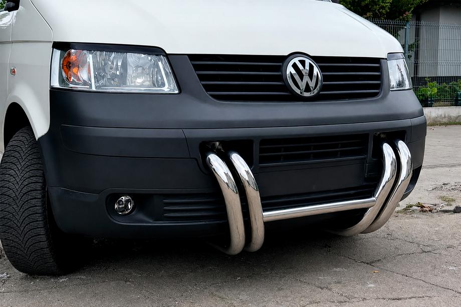 Volkswagen T5 Transporter 2003-2010 Frontbügel ST006-03 mit Nieren (Edelstahl) Foto 5