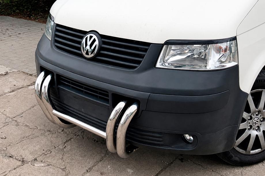 Volkswagen T5 Transporter 2003-2010 Frontbügel ST006-03 mit Nieren (Edelstahl) Foto 6