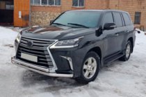 Lexus LX570/450d 2008-2022 Frontschutzbügel ST014 (2015+, Edelstahl) Foto 7