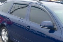 Skoda Octavia II A5 2010-2013 Windabweiser SW (4 Stk, HIC) Foto 2