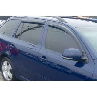 Windabweiser SW (4 Stk, HIC) Skoda Octavia II A5 2010-2013 Foto 2