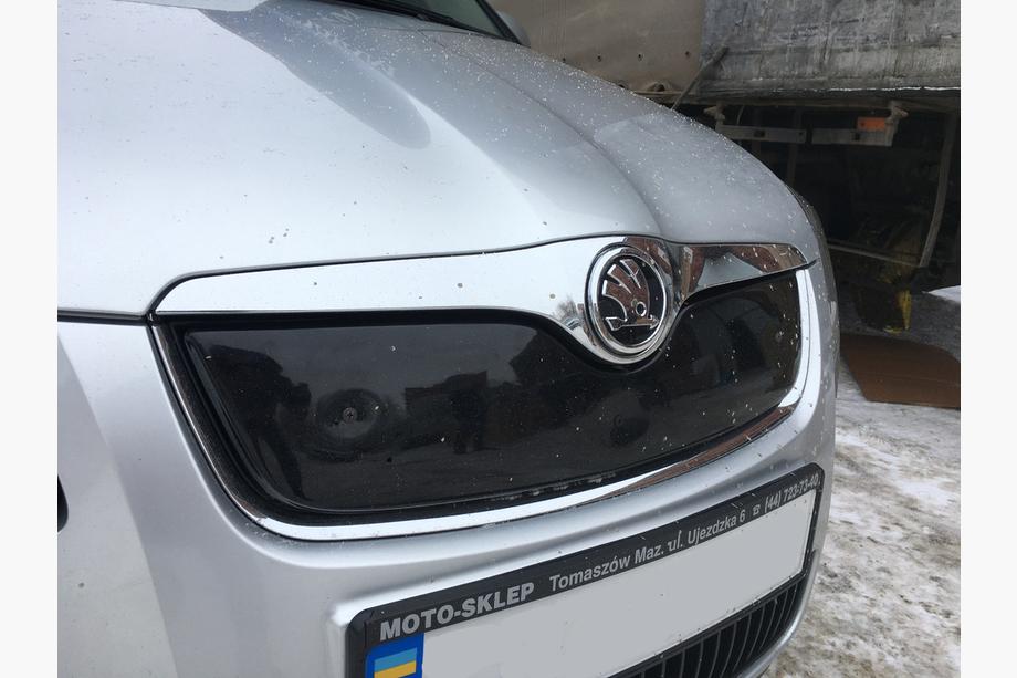 Skoda Fabia 2007-2014 Winterabdeckung für Kühlergrill (2007-2010, oben) Glänzend Foto 2