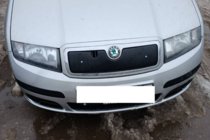 Skoda Fabia 2000-2007 Winterabdeckung für Kühlergrill Glanzend Foto 3