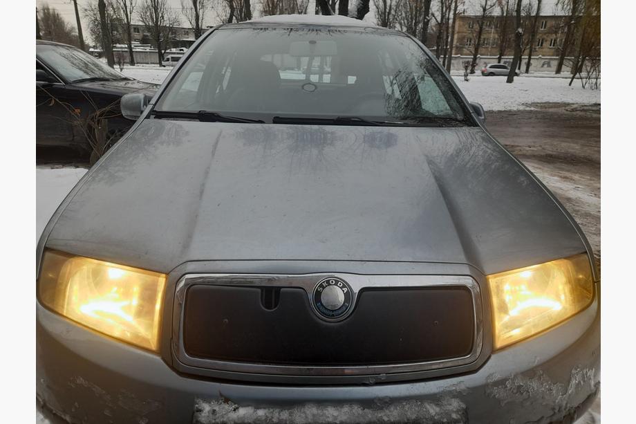 Skoda Fabia 2000-2007 Winterabdeckung für Kühlergrill Glanzend Image