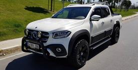 Mercedes X class 2017-2020 Kotflügelverbreiterungen (ABS) Foto 6