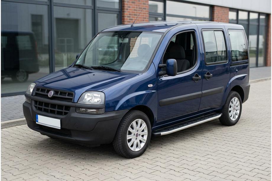 Fiat Doblo I 2005-2010 Seitenschweller Fullmond (2 Stk, Alu) Maxi Radstand Image