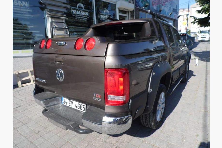 Volkswagen Amarok 2010-2022 Kotflügelverbreiterungen (GFK, grundiert zum Lackieren) 19 cm Foto 5