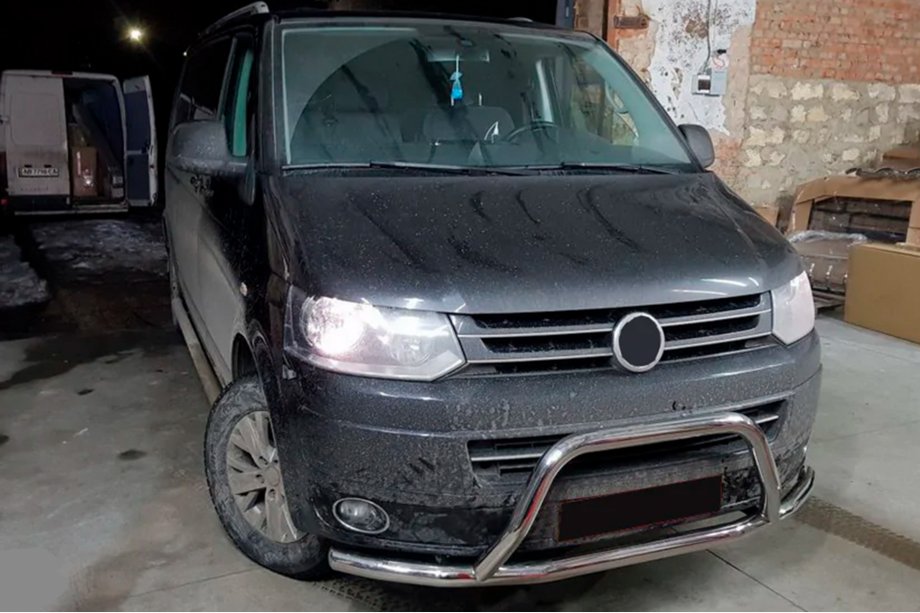 Volkswagen T5 2010-2015 Frontbügel WT006ST (Edelstahl) Image
