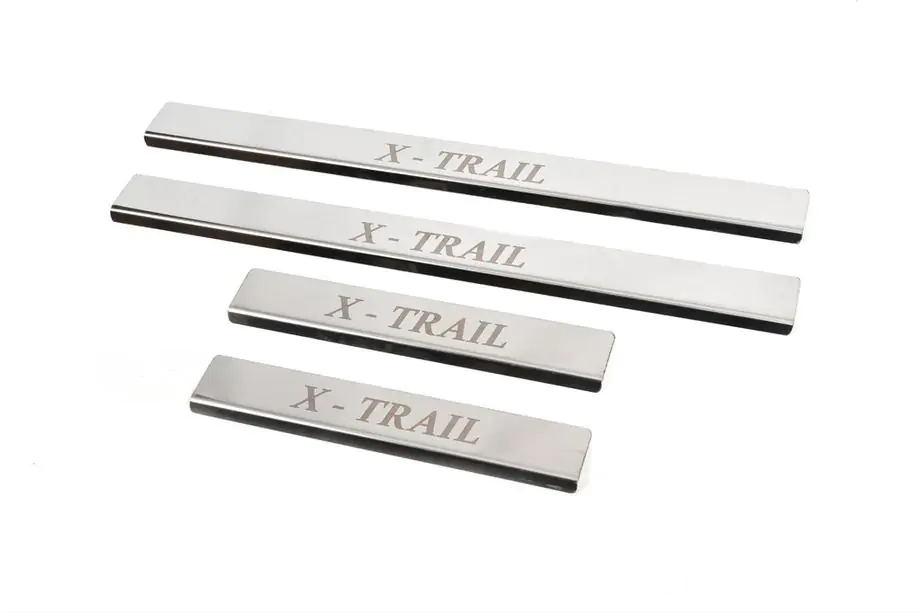 Nissan X-trail T30 2002-2007 Einstiegsleisten Carmos (4 Stk, Edelstahl) Image