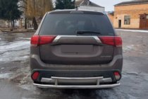 Mitsubishi Outlander 2012-2021 Heckbügel AK004-2 (Edelstahl) Foto 2