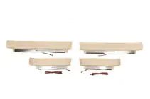 Toyota Land Cruiser Prado 150 2009-2023 Einstiegsleisten mit Beleuchtung (beige) Foto 3