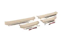 Toyota Land Cruiser Prado 150 2009-2023 Einstiegsleisten mit Beleuchtung (beige) Foto 1