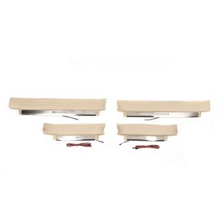 Einstiegsleisten mit Beleuchtung (beige) Toyota Land Cruiser Prado 150 2009-2023 Foto 3
