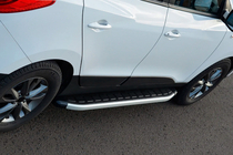Kia Sportage 2010-2015 Seitenschweller Fullmond (2 Stk, Alu) Foto 2