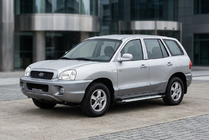 Hyundai Santa Fe 1 2000-2006 Trittbretter Allmond Grey (2 Stk., Alu) Foto 1