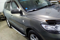 Hyundai Santa Fe 2 2006-2012 Seitenschweller Fullmond (2 Stk, Alu) Foto 4