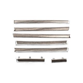 Holzeinsätze für Türen (dunkles Holz) Toyota Land Cruiser 200 2007-2021 Foto 1
