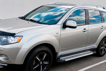 Mitsubishi Outlander 2006-2012 Trittbretter Allmond Grey (2 Stk., Alu) Foto 1