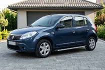 Dacia Sandero 2007-2013 Seitenschweller Fullmond (2 Stk., Aluminium) Foto 1