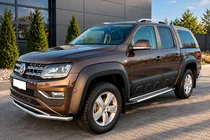 Volkswagen Amarok 2010-2022 Trittbretter Allmond Grey (2 Stk., Alu) Foto 2