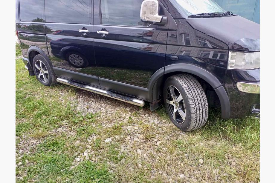 Volkswagen T5 Caravelle 2004-2010 Satz Kotflügelverbreiterungen und Zierleisten (11-teilig) 1 Tür, langer Radstand Foto 36