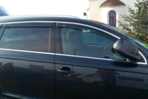 Audi Q7 2005-2015 Windabweiser mit Chromleisten (4 Stk, HIC) Foto 2