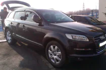 Audi Q7 2005-2015 Windabweiser mit Chromleisten (4 Stk, HIC) Foto 6