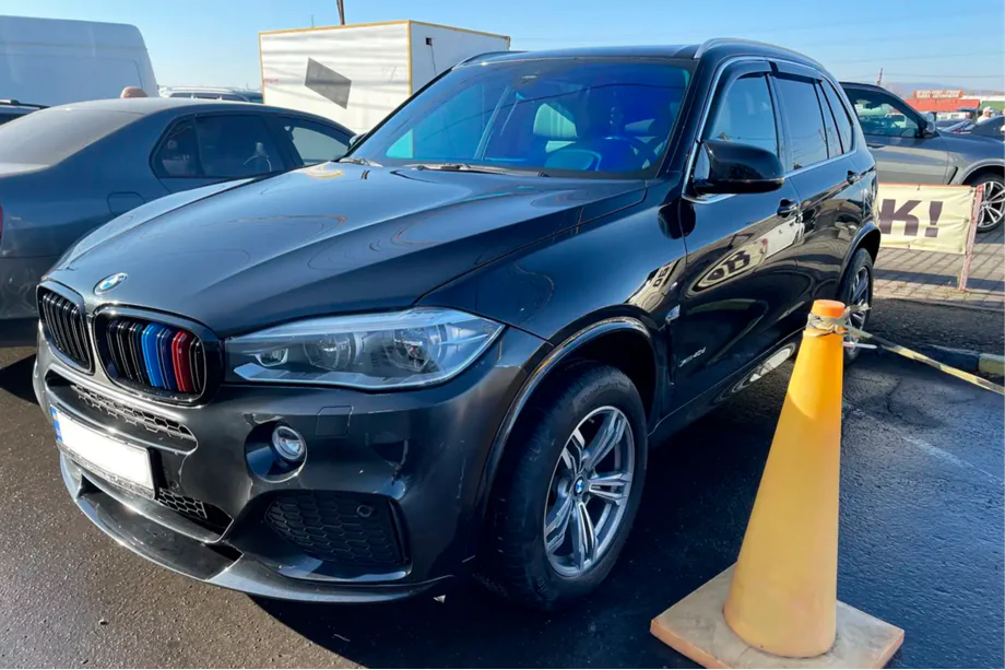 BMW X5 F15 2013-2018 Windabweiser mit Chromleisten (4 Stk, HIC) Foto 7