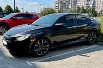 Honda Civic Sedan X 2016-2021 Windabweiser (4 Stk, HIC) Foto 3