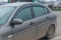 Hyundai Accent 2006-2010 Windabweiser (4 Stk, HIC) Foto 6