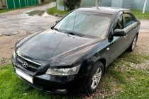 Hyundai Sonata NF 2004-2009 Windabweiser (4 Stk, HIC) Foto 3