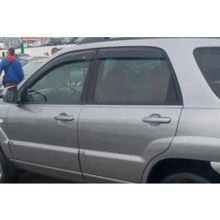 Windabweiser (4 Stk, HIC) Kia Sportage 2004-2010 Foto 2