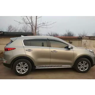 Windabweiser mit Chromleisten (4 Stk, HIC) Kia Sportage 2015-2021 Foto 2