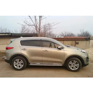Windabweiser mit Chromleisten (4 Stk, HIC) Kia Sportage 2015-2021 Foto 4