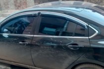 Mazda 6 2008-2012 Windabweiser mit Chromleisten SD (4 Stk, HIC) Foto 2