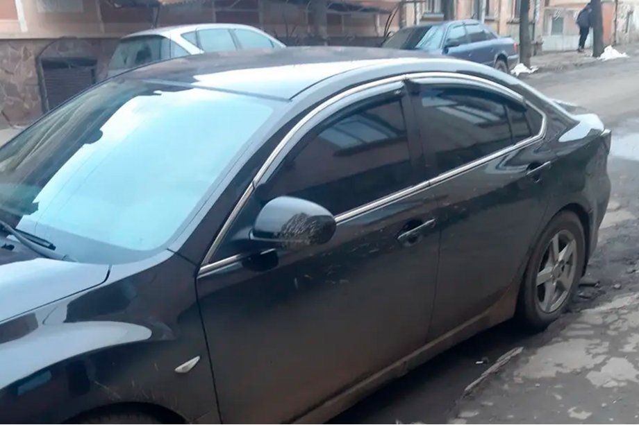 Mazda 6 2008-2012 Windabweiser mit Chromleisten SD (4 Stk, HIC) Image