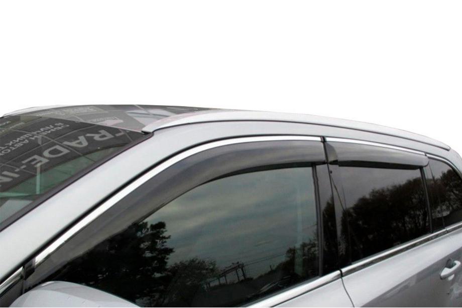 Nissan Juke 2010-2019 Windabweiser mit Chromleisten (4 Stk, HIC) Image