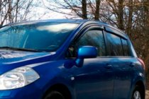 Nissan Tiida 2004-2011 Windabweiser HB (4 Stk, HIC) Foto 6
