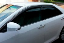 Toyota Avensis 2009-2018 Windabweiser mit Chromleisten SD (4 Stk, HIC) Foto 1