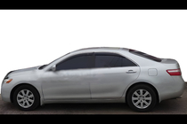 Toyota Camry 2006-2011 Windabweiser mit verchromter Zierleiste (EU, 4 Stk, HIC) Foto 1
